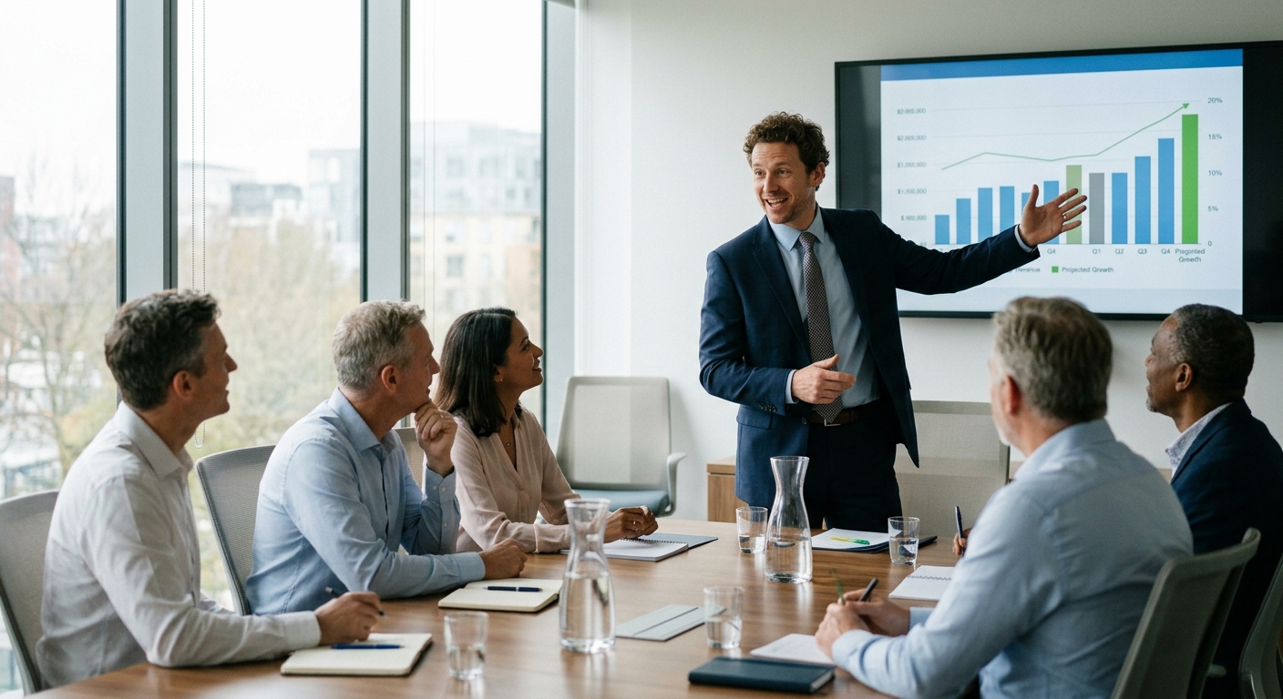 Consultant accompagnant des équipes de direction